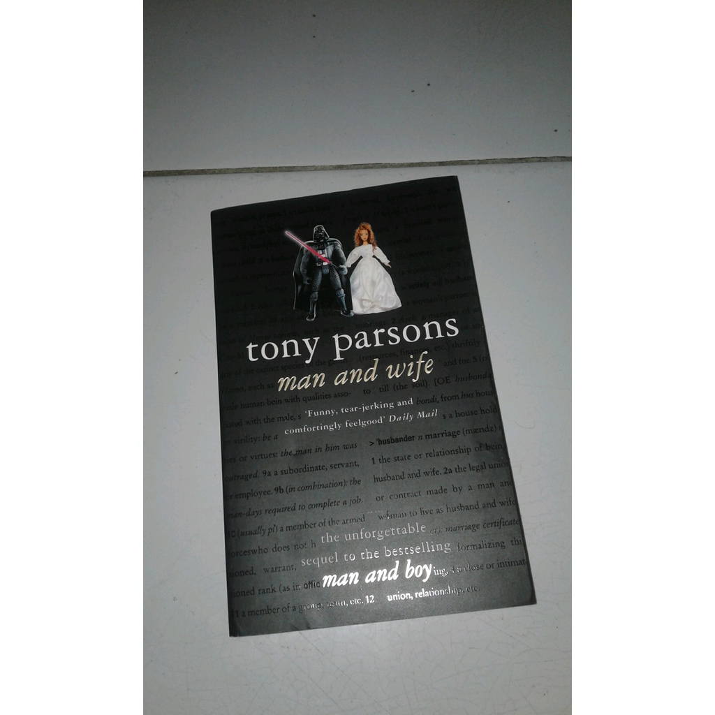 

ORIGINAL NOVEL MAN AND WIFE -TONY PARSONs