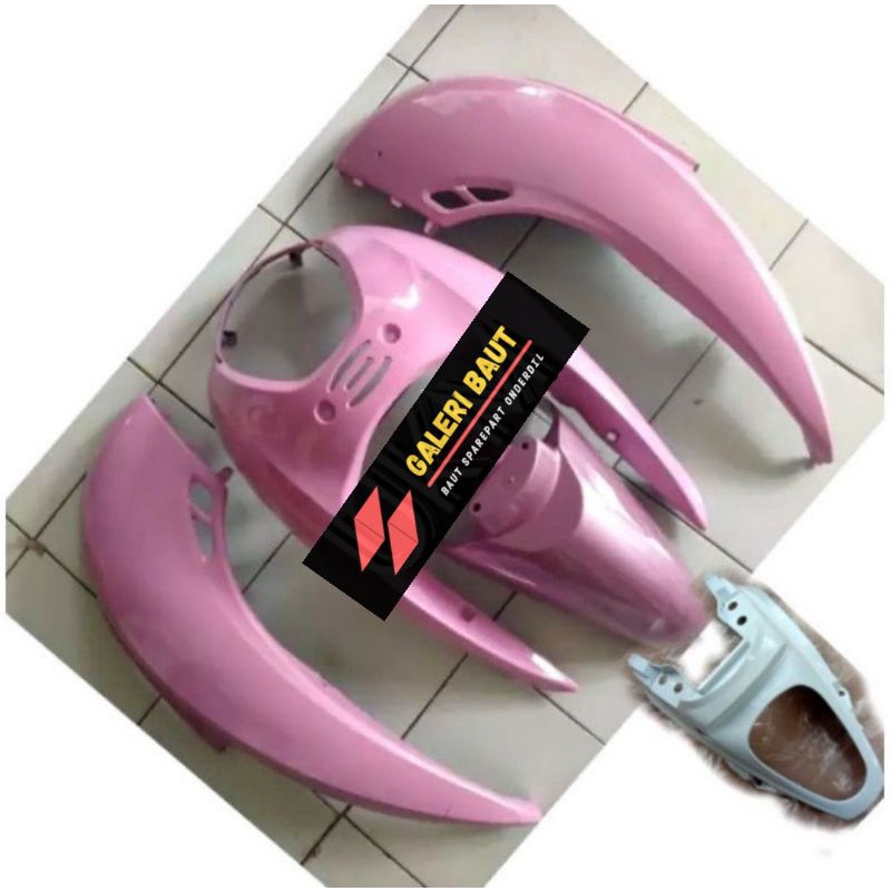 full body scoopy karbu pink putih 2011-2012