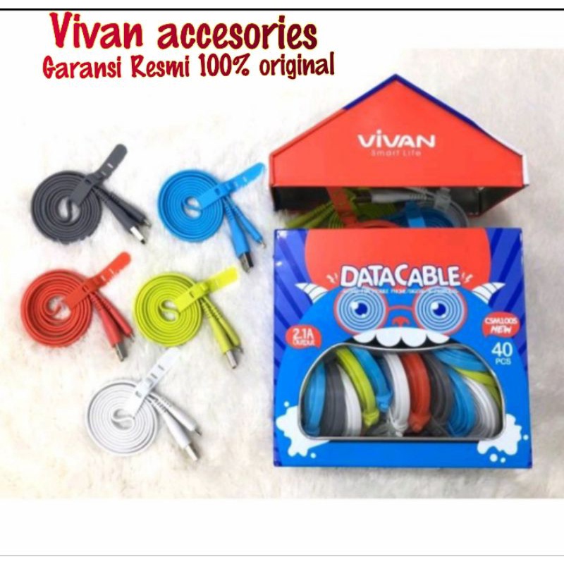 Kabel data Vivan micro USB CSM100S Per PCS