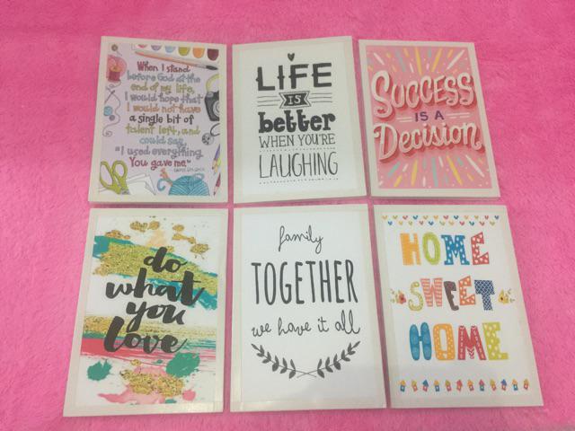 Paket Wall Decor Isi 6