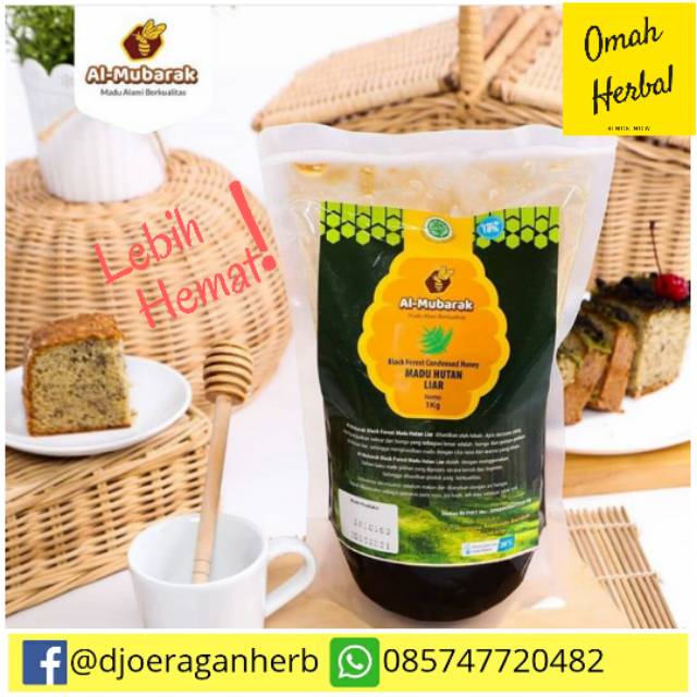 

Madu Asli (Madu Hutan Liar) Al-Mubarak Kemasan Refil 1Kg