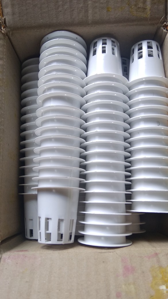 Netpot Jaring Putih 5 Cm Hidroponik Nft Dft Rakit Apung Plastik Tebal