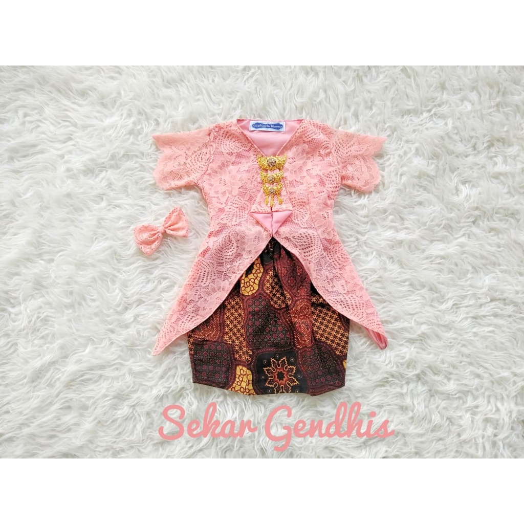 Kebaya Sekar Gendis Anak Unik/Baju Adat Anak/Kebaya Anak