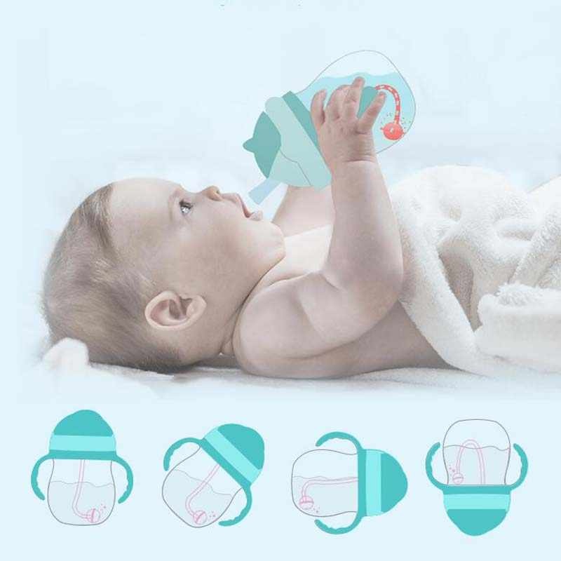 Botol Minum Anak Sedotan 200ml Tutup Clip / Training cup baby