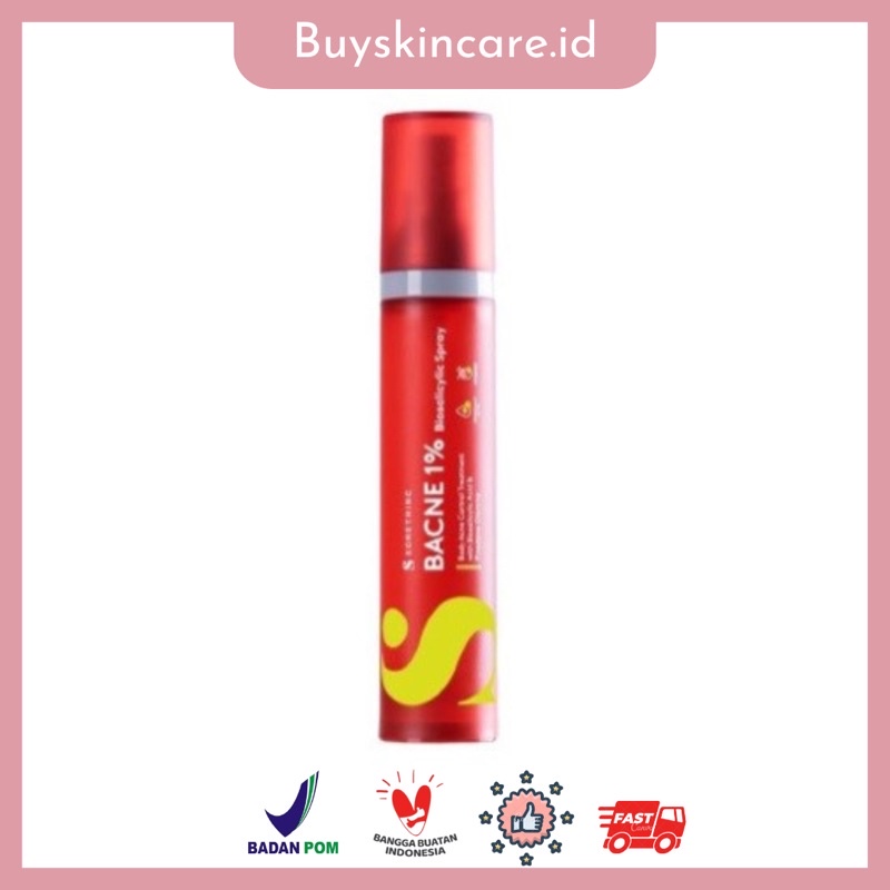 SOMETHINC Bacne 1% Biosalicylic Spray - Spray Jerawat Badan & Jerawat Punggung