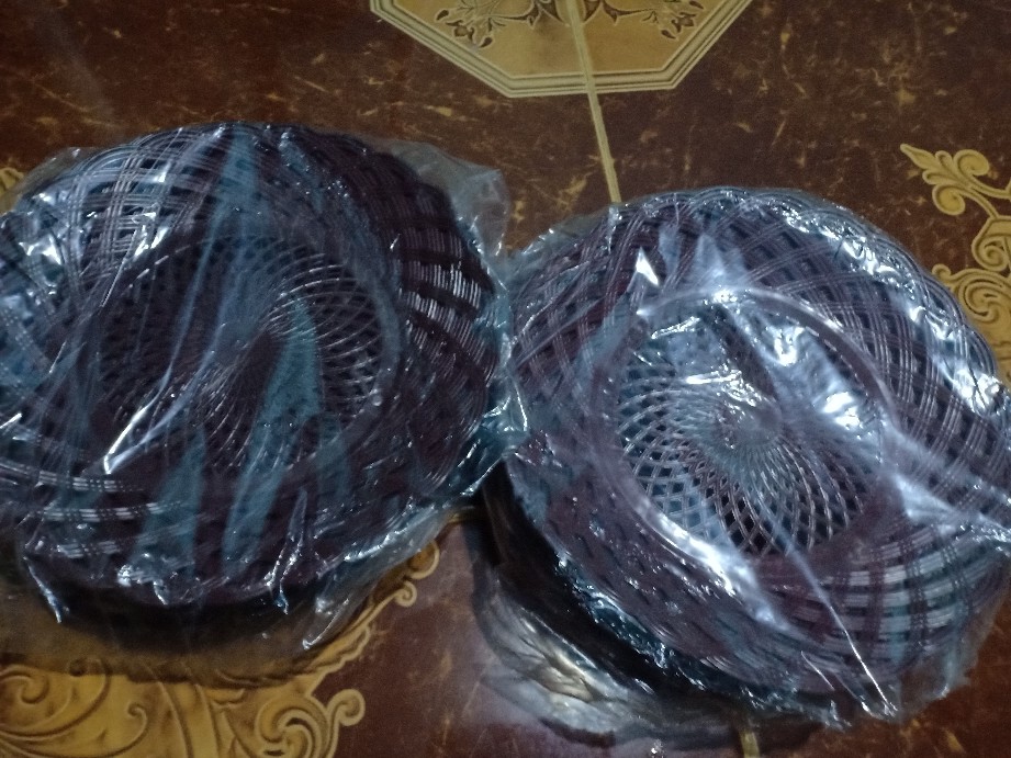 B-123 Piring Rotan Plastik Lusinan Isi 12 Pcs Per Lusin Sr