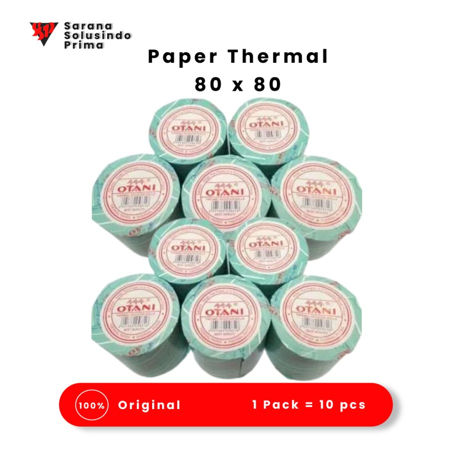 

Otani Kertas Struk Thermal 80 x 80 isi 10 - Thermal Paper