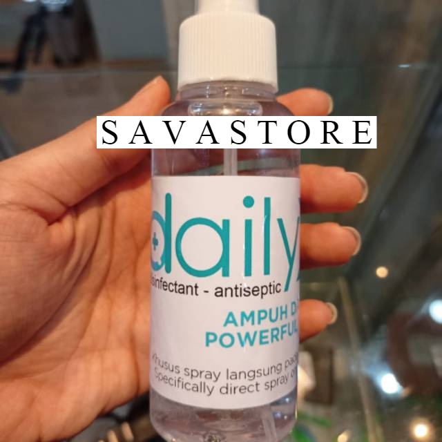 DESINFEKTAN DAILY ANTISEPTIK 100ML - DISINFECTANT AMAN UNTUK KULIT - Disinfectant Disinfektan