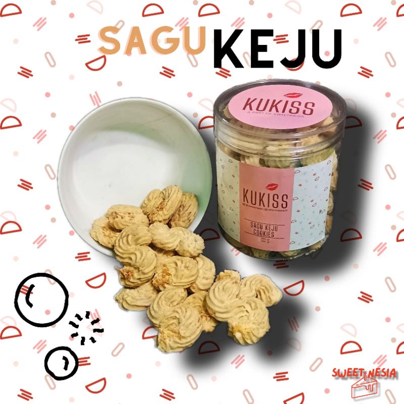 

KUKISS BY SWEETINESIA Sagu Keju Premium Kue Kering 200gr/400gr