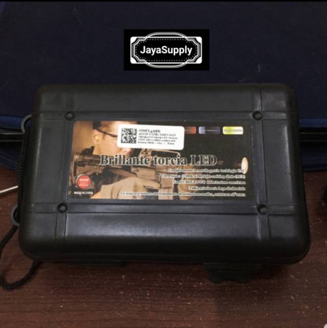 Senter LED E17 Cree XM-L2 Camping Gunung XML2 Super Terang 10.000 Lumens Paket Lengkap Anti Air