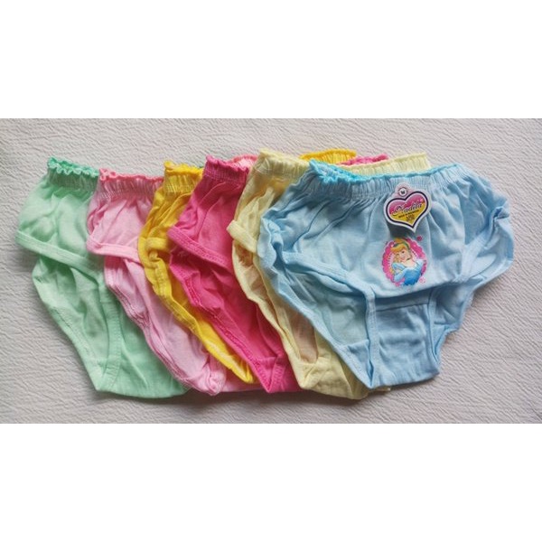 12pcs Nadila CD Anak Perempuan | Celana Dalam Anak Perempuan Balita Bayi | Open Sorex Grosir