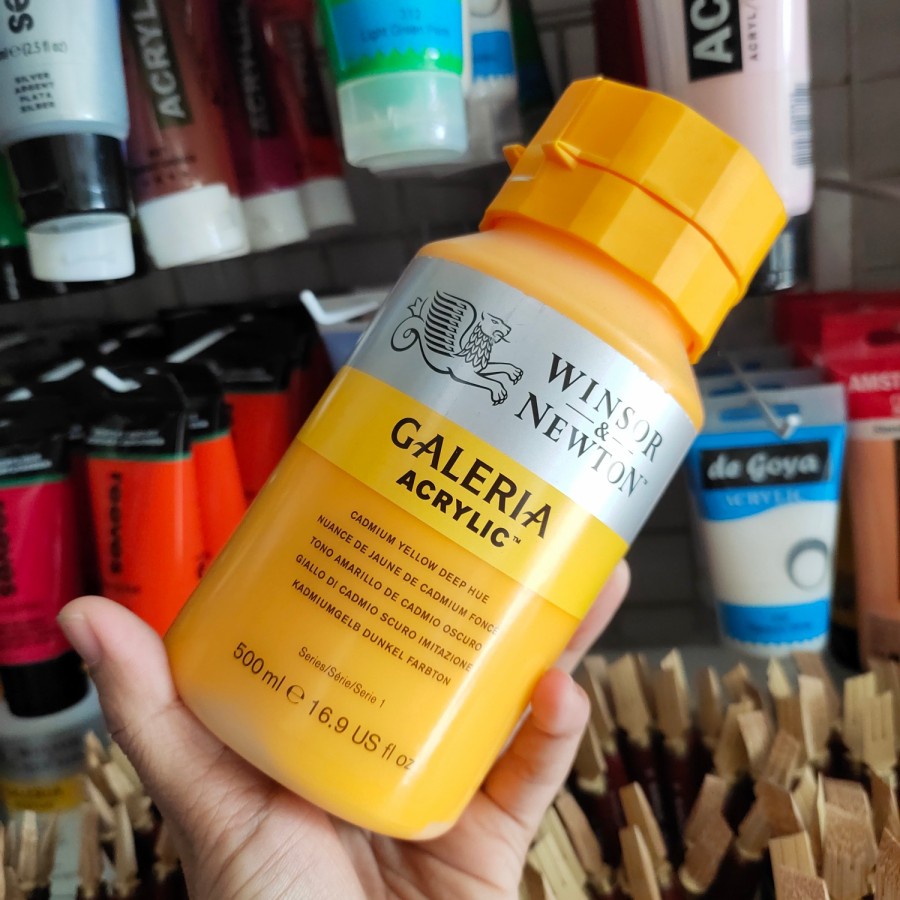 

Cat Lukis / Cat Akrilik Galeria Winsor Newton - Uk. 500 ml -