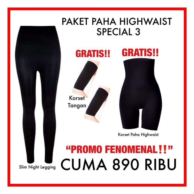 PAKET SLIM NIGHT LEGGING