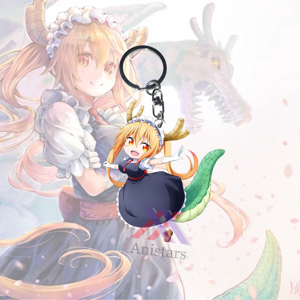 Gantungan Kunci Kobayashi san chi no oo Dragon Tooru - Key Chain - Souvenir - Ganci Anime - Game - K