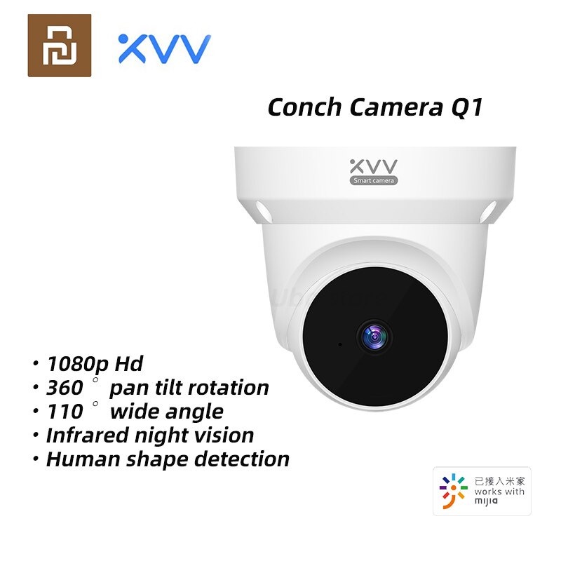 Xiaovv Kamera CCTV WiFi PTZ Smart Camera 1080P - XVV-3620S-Q1 - White