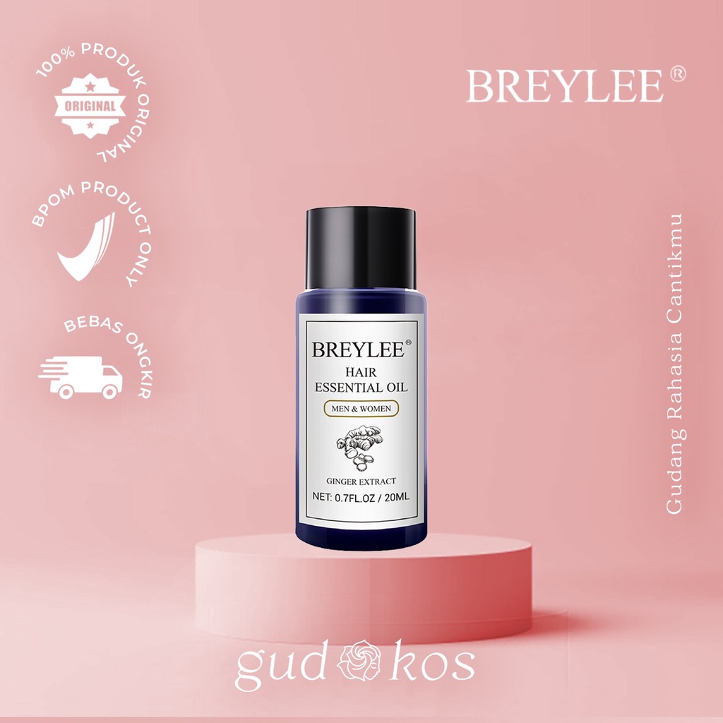 [BPOM] BREYLEE Hair Essential Oil Hairgrow Serum - Penumbuh Regenerasi Rambut Lebat &amp; Sehat