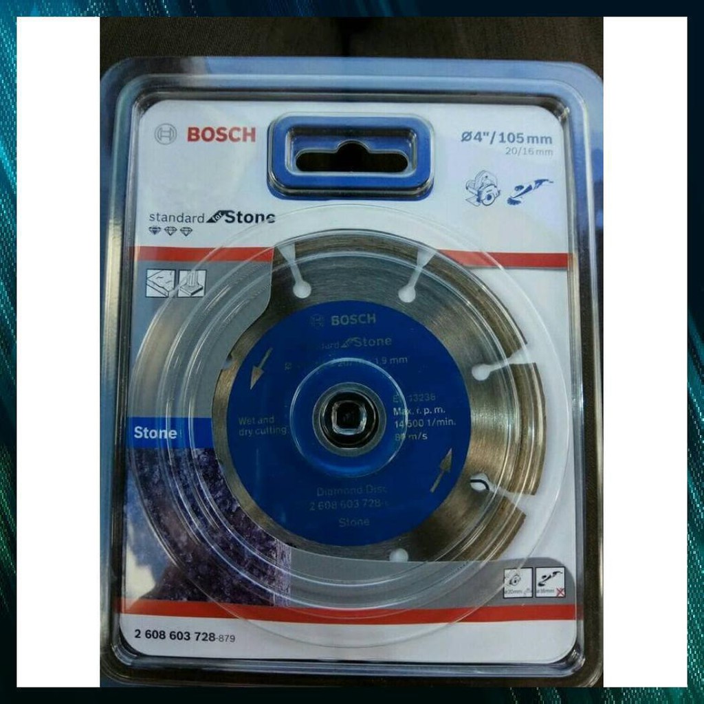 MATA GRINDA PISAU POTONG KRAMIK DAN GRANIT 4"MATA KERAMIK BOSCH