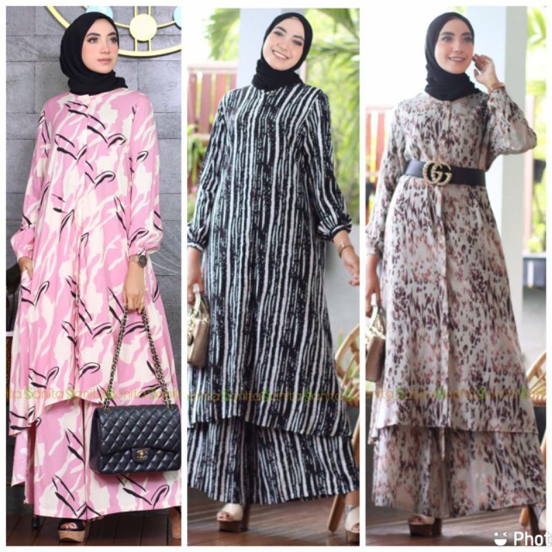 SET TUNIK KULOT DENIA by SANITA
