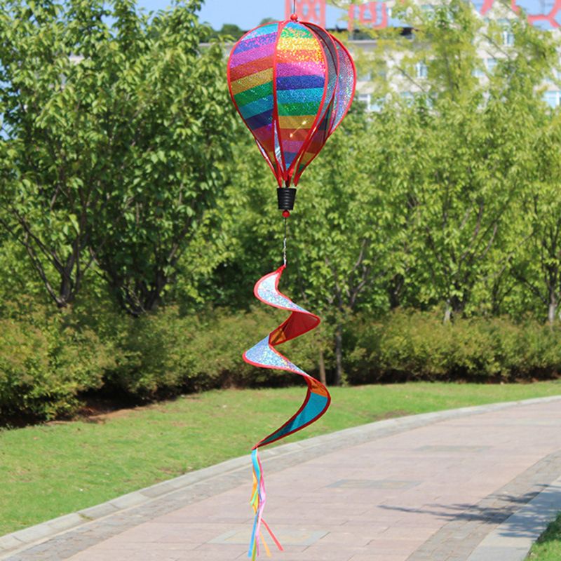 Mary Balon Udara Panas Mainan Kincir Angin Spinner Taman Rumput Halaman Ornamen Outdoor Pesta Fav