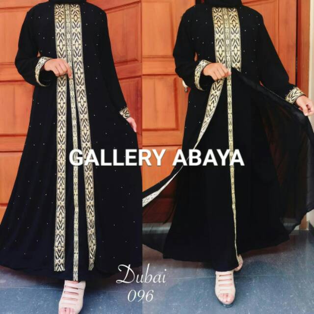 BEST SELLER !!! ABAYA DUBAI 096 ABAYA CANTIK BISA LANGSUNG PESAN