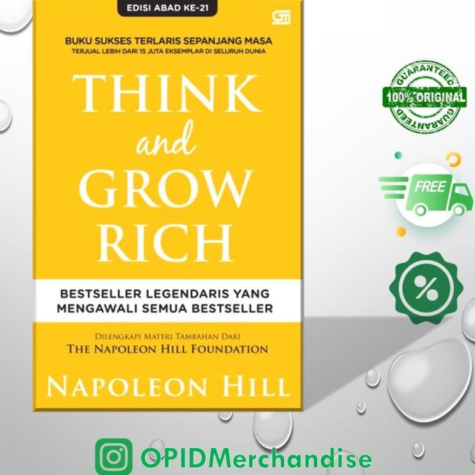 

Buku Think And Grow Rich Edisi Abad ke 21, Napoleon Hill