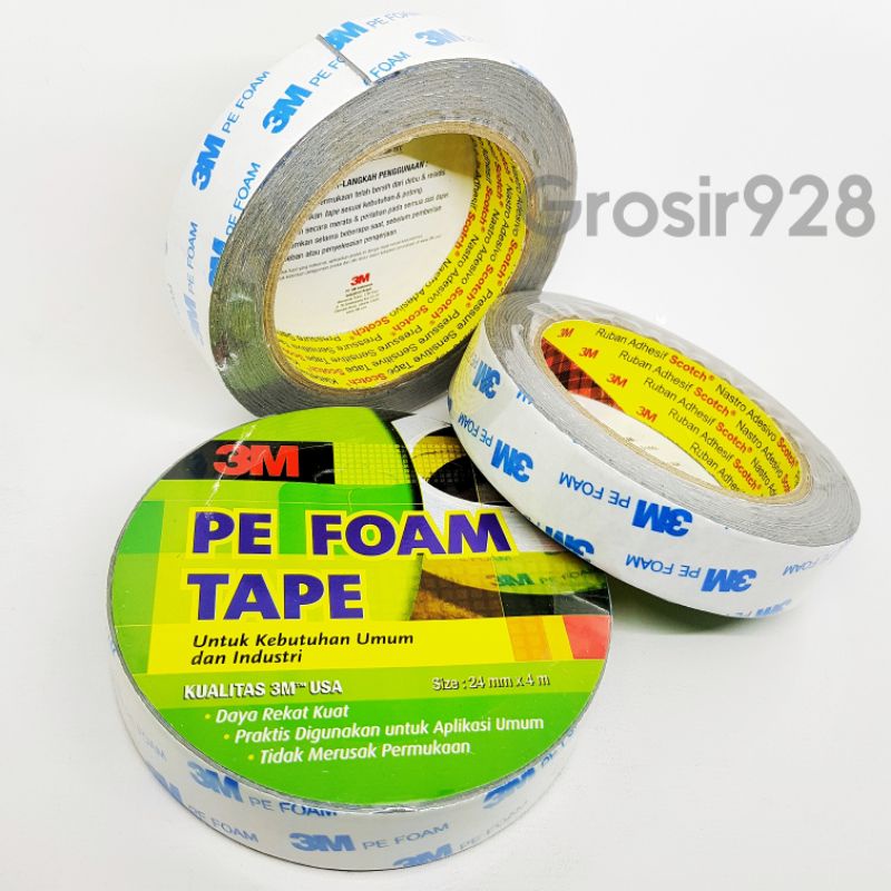 

Al Double Tape Coated PE Foam Tape 3M ORIGINAL 24mm x 4 m