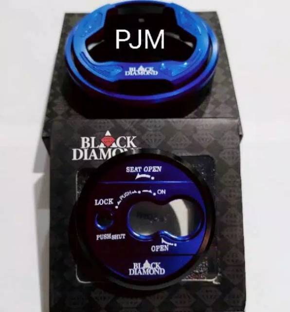 New Cover Tutup Tangki Paket Cover Kunci Kontak Nmax Black Diamond Original