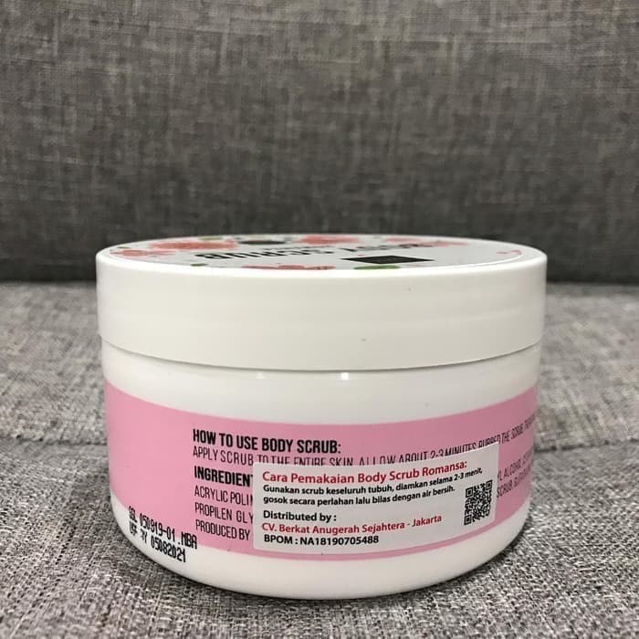 Scarlett Body Scrub Romansa  Lulur Mandi Scarlett Romansa
