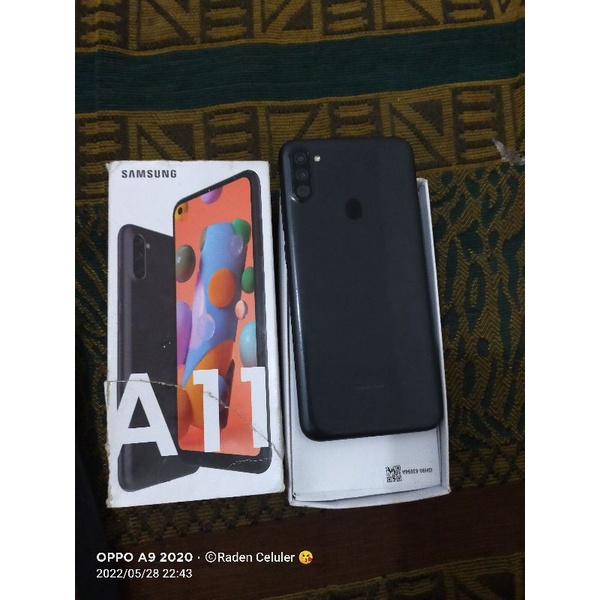 SAMSUNG a11 HP SEKOND RAM 3/32 GB fulset MULUS