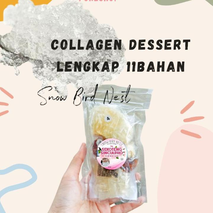 

「Original」 Snow Bird Nest Collagen Dessert - Lengkap 11Bahan Mini Pack COCOK JUAL LAGI! READY!!! HARGA GROSIR >>/【Grosiran Murah✅】/[COD]/「BIG SALE」/【Original✔️】