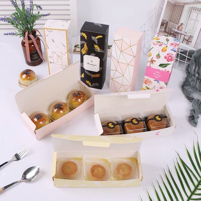 mooncake box Samson box gift flower box nastar dan paper bag/ eggtart/macaron/ hadiah craft box