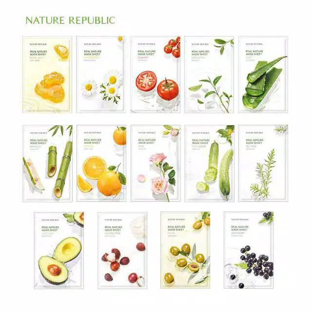 NATURE REPUBLIC SHEET MASK / MASKER NATURE REPUBLIC