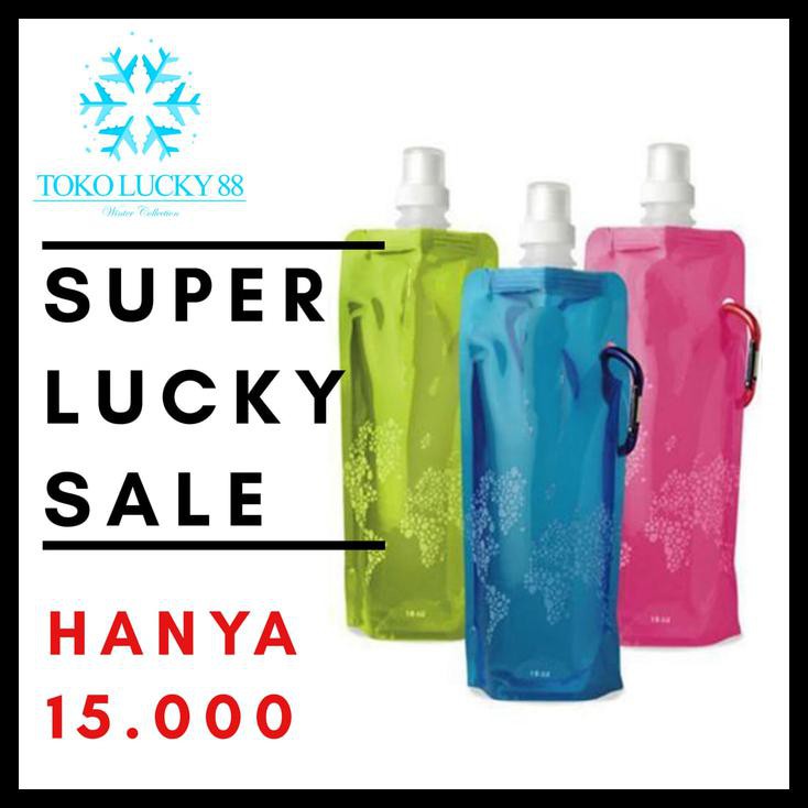 Pouch Botol Minum Plastik Travel