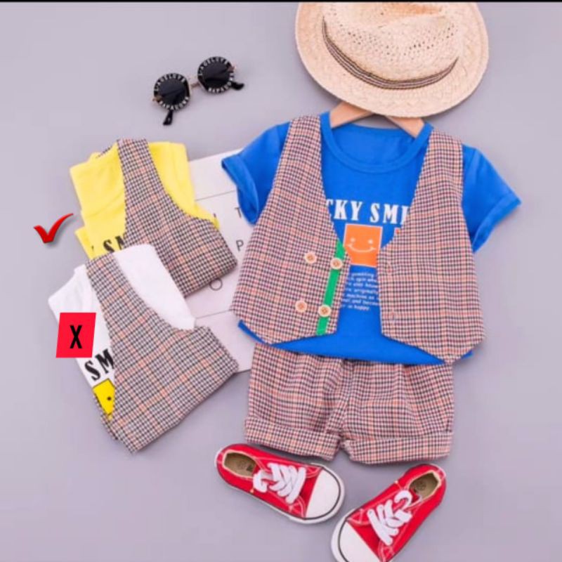 setelan anak laki-laki import/baju anak laki laki / setelan anak cowok  keren/ baju anak cowok impor