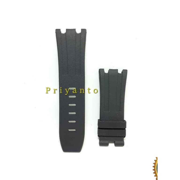 Tali jam tangan AP audemars piguet 28mm hitam rubber