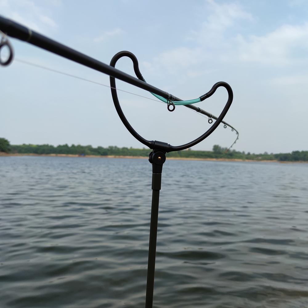 Lanfy Bracket Pancing Portable Insert Fishing Rod Holder Penyangga Penyangga Stand Bracket Outdoor Rod Stand Tiang Braket