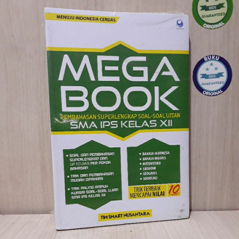 buku MEGA BOOK SMA IPS KELAS 12