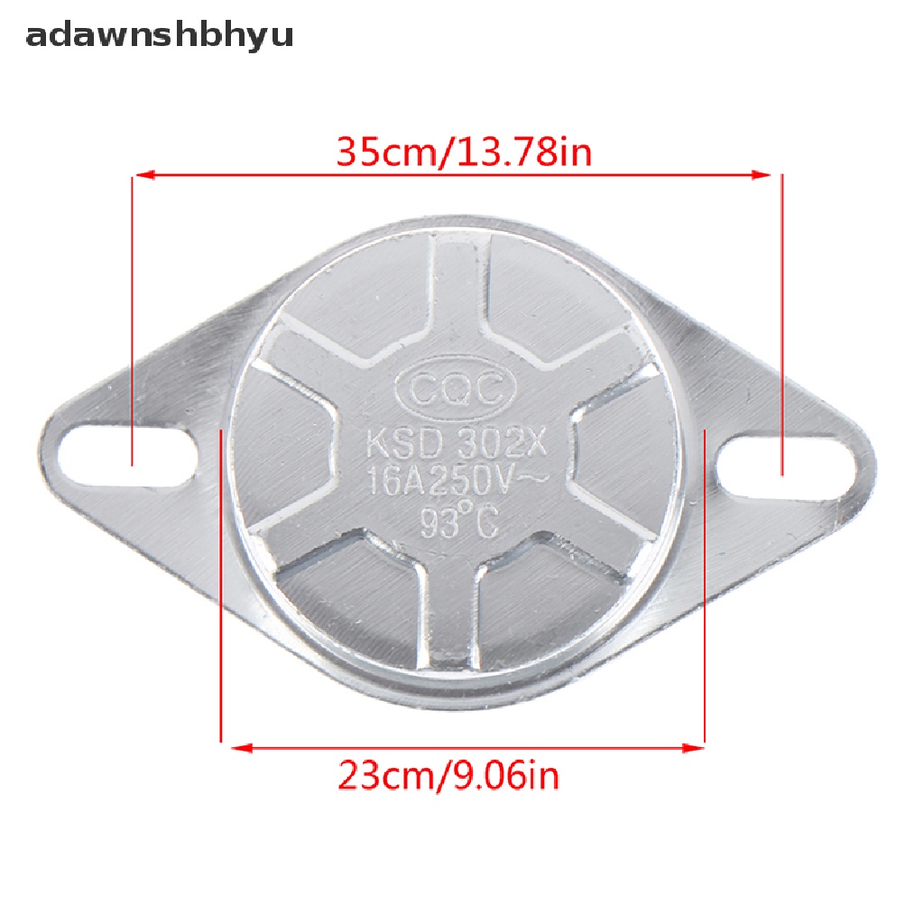 Adawnshbhyu KSD302X/93C 20A Derajat Manual Reset Temperature Thermal Control heater bipolar