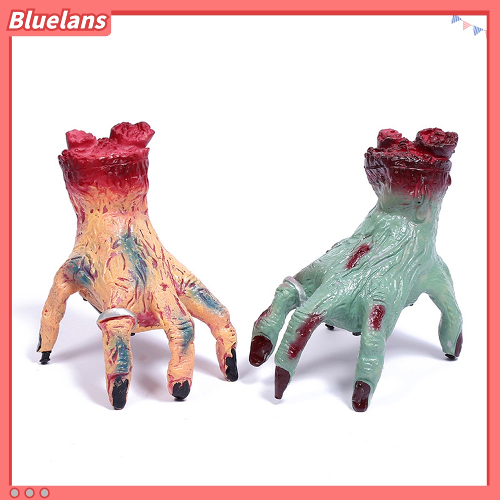 Mainan Tangan Zombie Merangkak Dengan Kontrol Suara Untuk Dekorasi Pesta Halloween