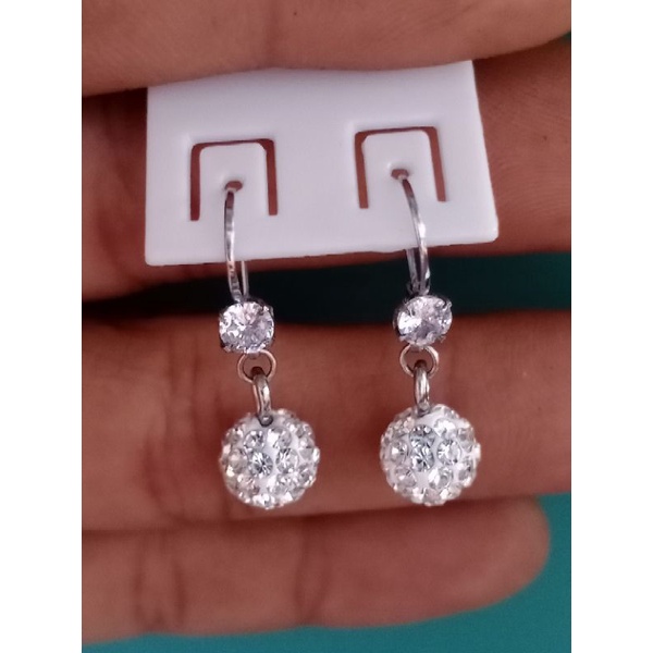 Anting (RENCAN) Bola Besi Putih Asli Ternate