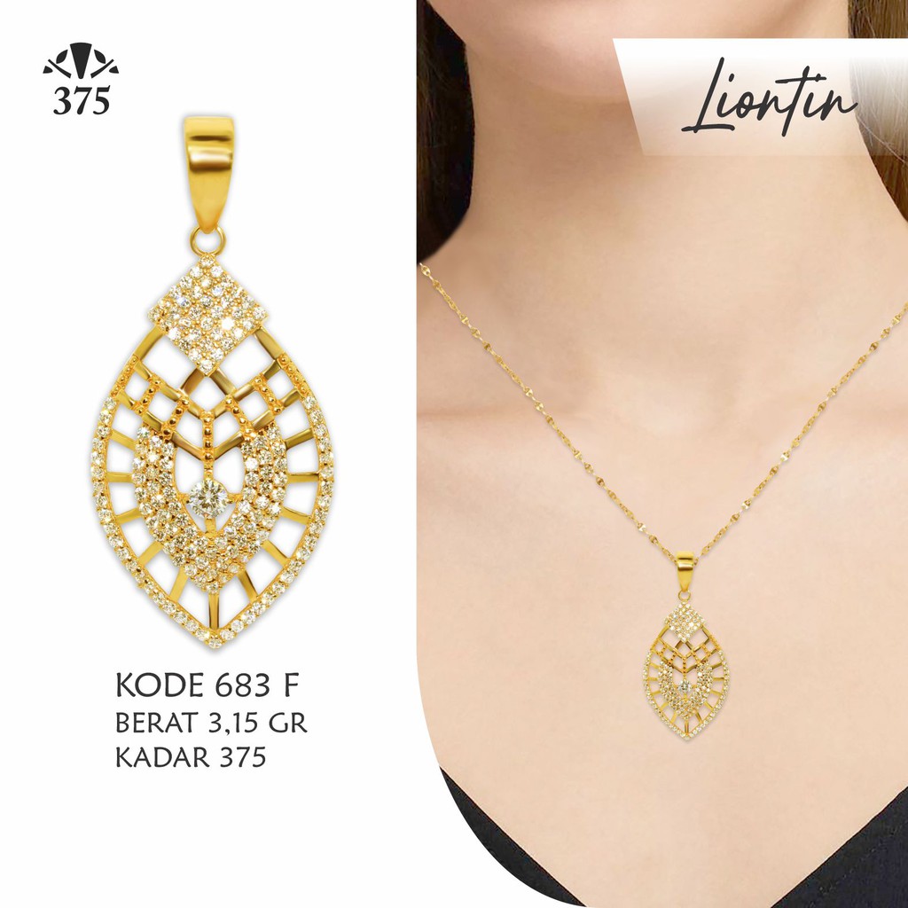 TM375 LIONTIN EMAS ASLI WAJIK KADAR 375