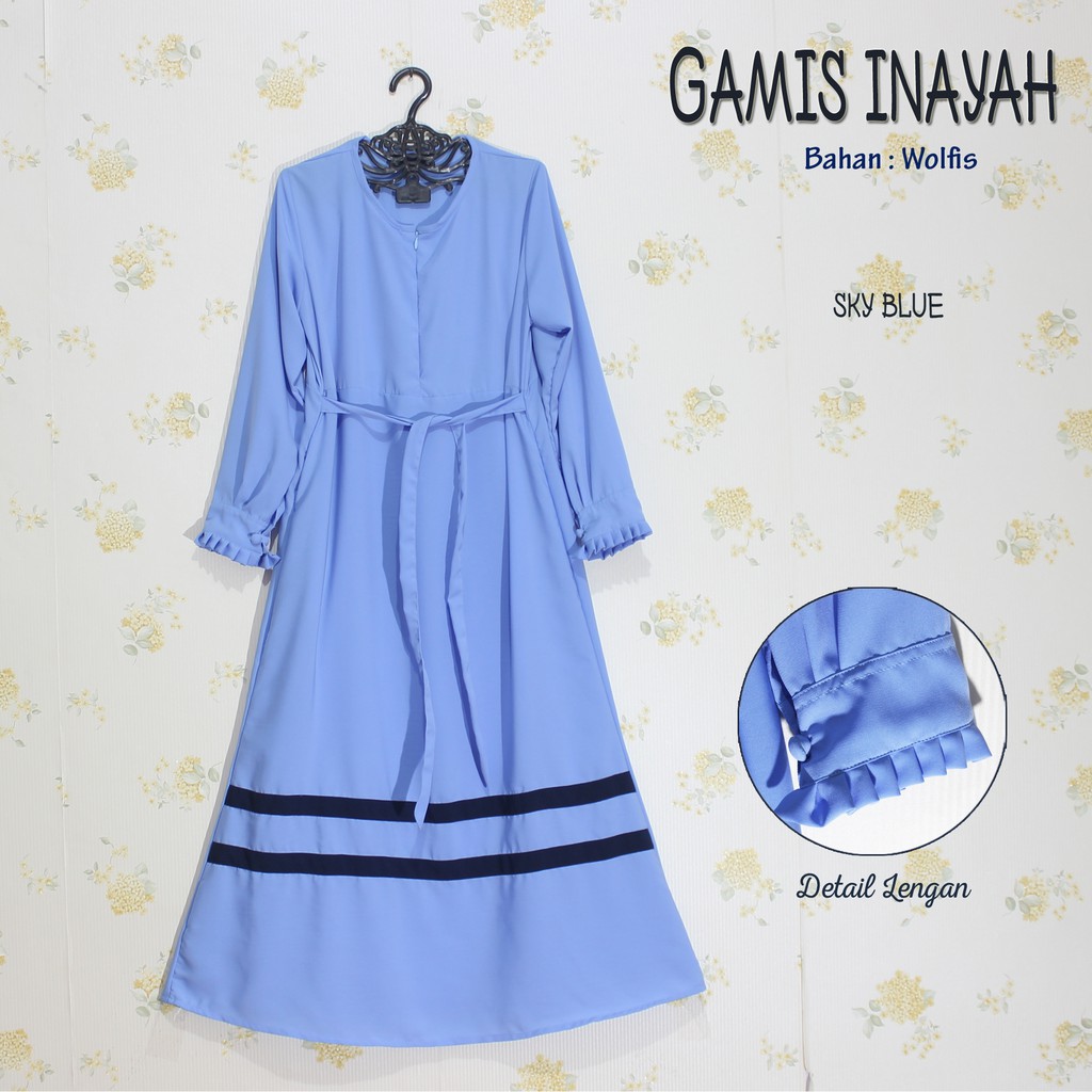 Gamis Syari wolfis list inayah