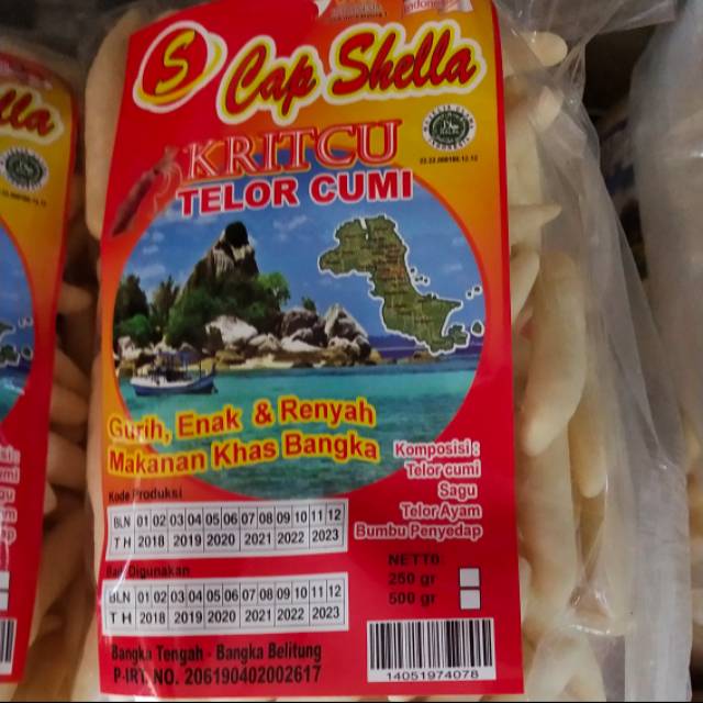 

Kritcu super Bangka cap Shella