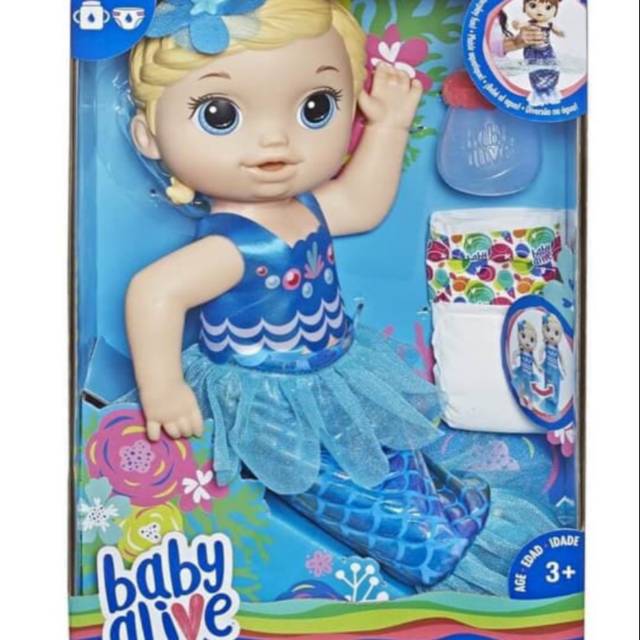 baby alive shimmer and splash mermaid