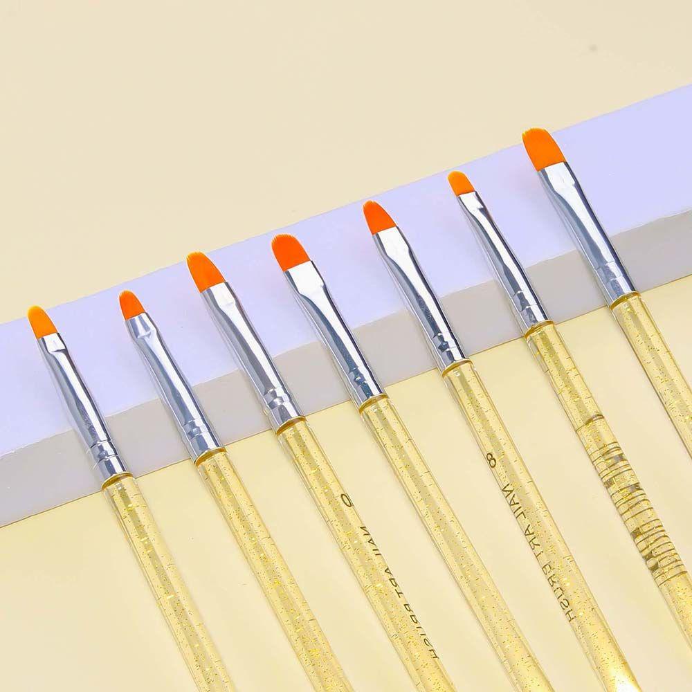 AUGUSTINA Agustina Nail Art Lukisan Pena Ultra-Tipis Garis Kuas Gambar Kuku Manicure 3D Nail Tips Pen Nail Dotting Pen