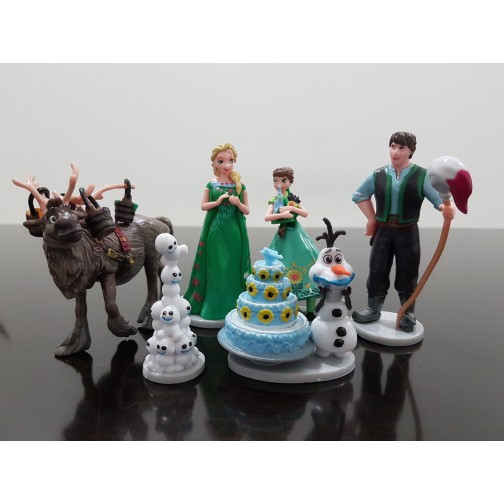 Figure Frozen   Hiasan Kue Frozen   Figure Elsa Anna