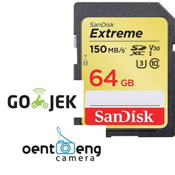 new sandisk 64gb 150mbs extreme sd card sdxc uhs-1