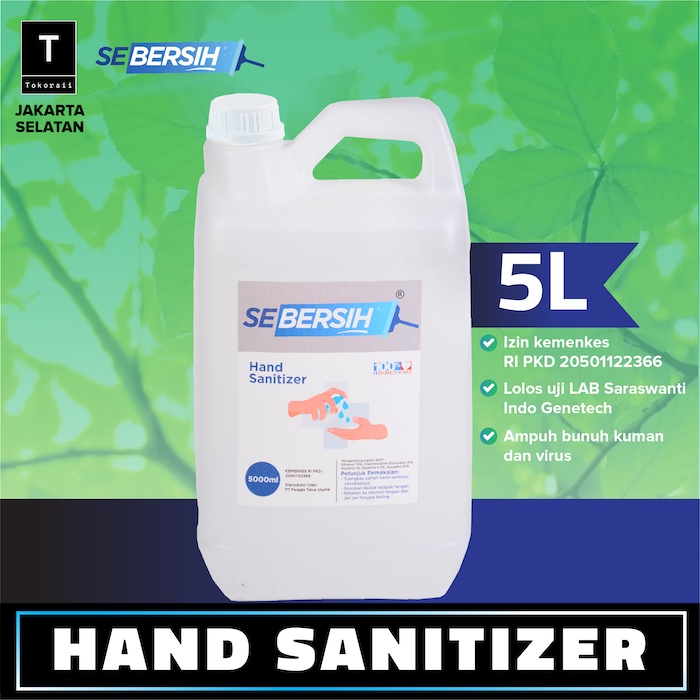 Hand Sanitizer SEBERSIH 5 Liter Antiseptika - All