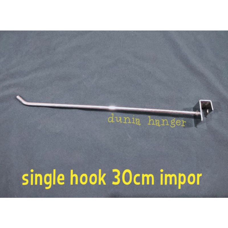 SINGLE HOOK 30cm cantolan pipa kotak 30cm