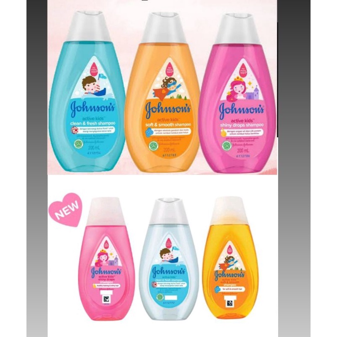 JOHNSON'S  Active Kids Shampoo 100ml &amp; 200ml